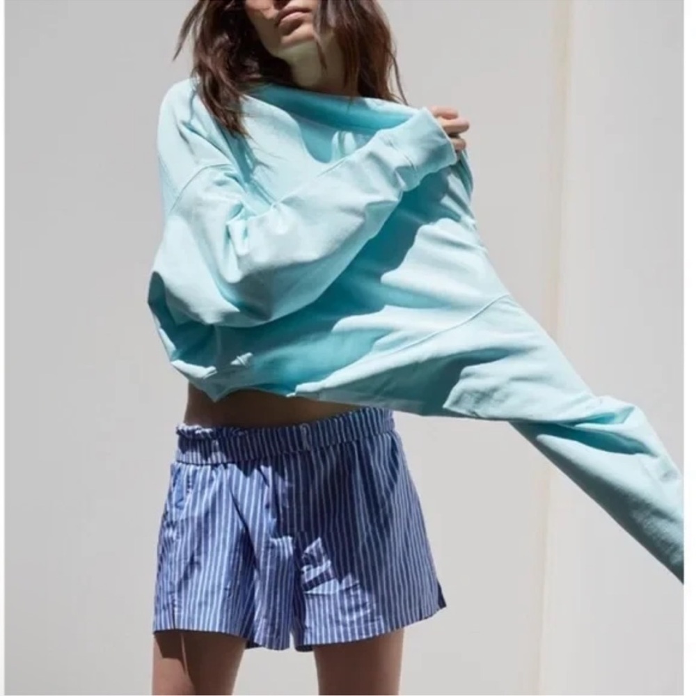 NWT THAKOON Light Blue Sweatshirt SIZE MEDIUM - Picture 3 of 5